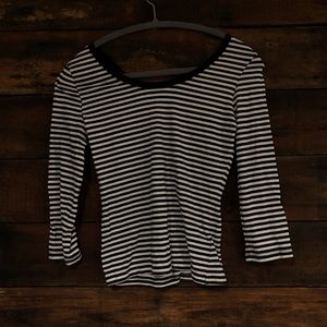 Gap Stripped Scoop Neck Tee.